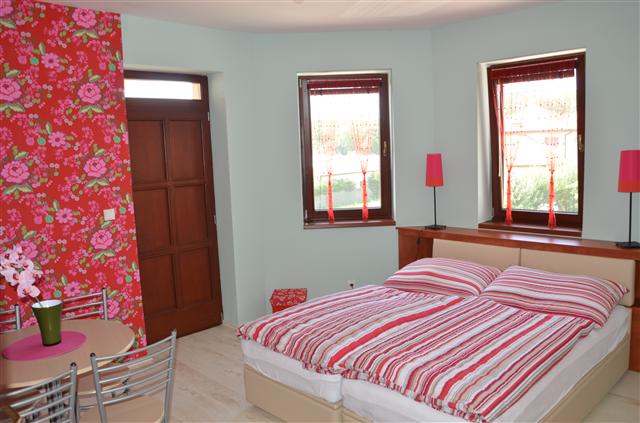 Spálňa v Apartmánoch Anita